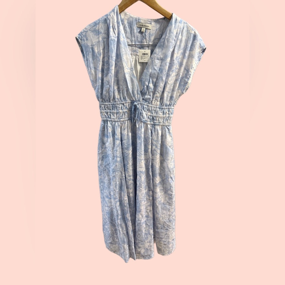 Club Monaco   
Tie Front Flutter Sleeve Midi Dress - Picture 7 of 8